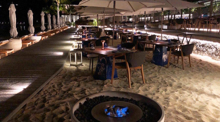 le barthelemy: barbecue on the beach